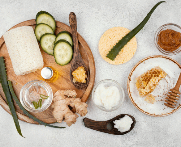 natural exfoliators for sensitive skin based on Ayurvedic science