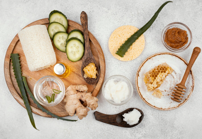 natural exfoliators for sensitive skin based on Ayurvedic science