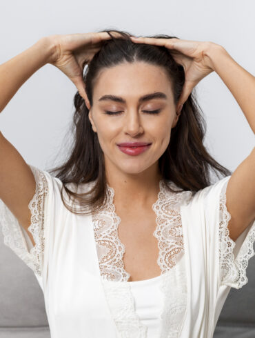 hair growth routine using Indian herbs for postpartum moms