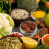 ssortment of vegetables and spices