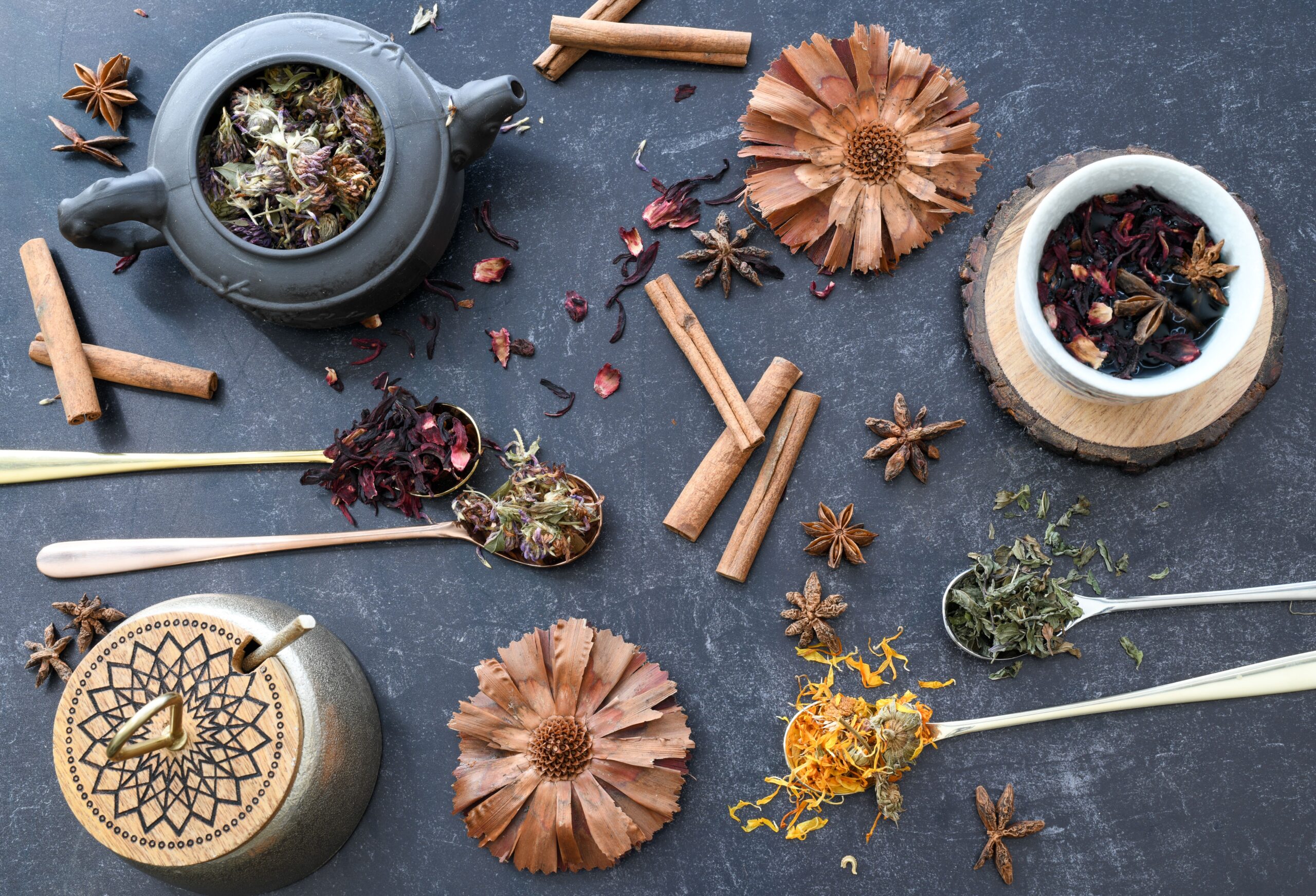 herbs and potions for Ayurvedic Morning Rituals
