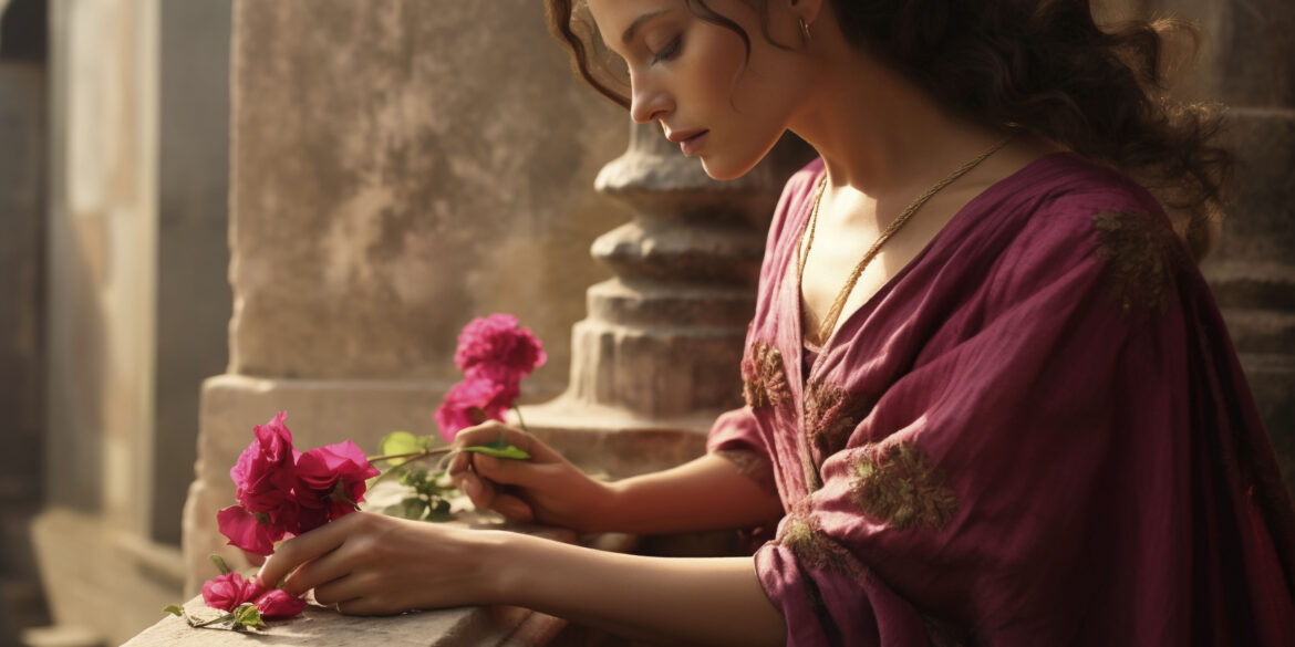 portrait of an ancient roman woman