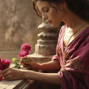 portrait of an ancient roman woman