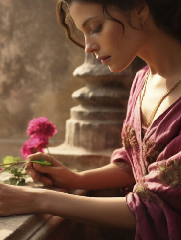 portrait of an ancient roman woman