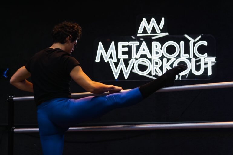 a man working out
