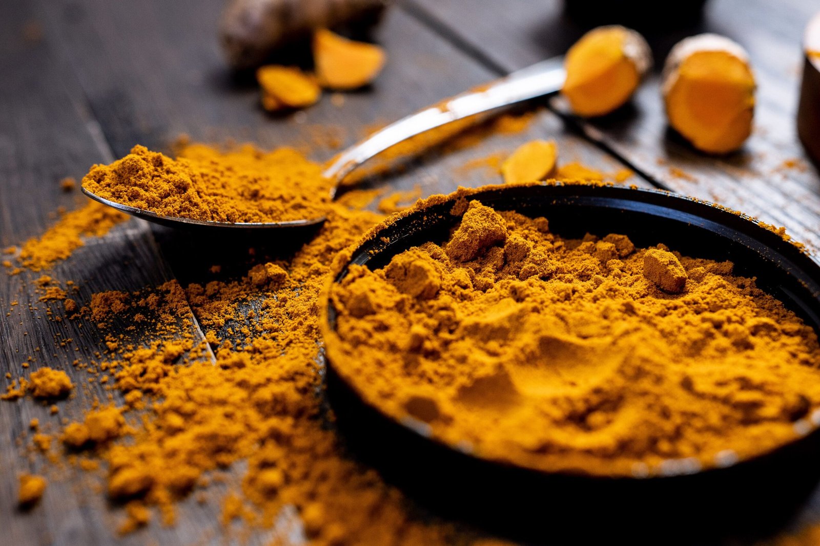 turmeric on spoon and plate for Natural Ayurvedic Solutions for Thyroid Health