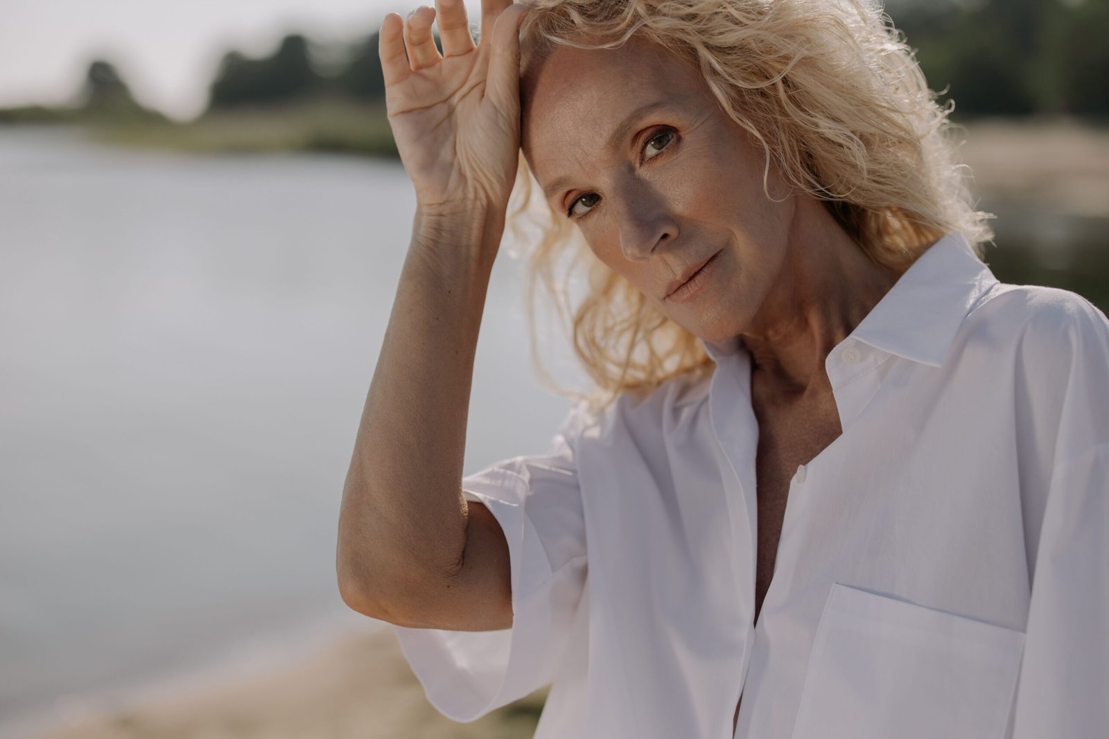 an old woman showing less signs of aging
