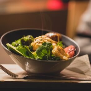 nutritious cooked food in a bowl